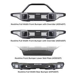 Go Rhino - Go Rhino 332120T Rockline Front Bumper Lower Skid Plate for 21-24 Bronco - Image 10