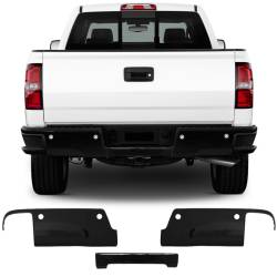 Ecoological - Ecoological BumperShellz Rear Bumper Cover Gloss Black Silverado/Sierra BK3001 - Image 2