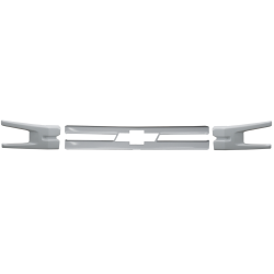 Ecoological - Ecoological Center Grille Bar Cover Gloss White Silverado 1500 LT/LTZ G-EK10 - Image 1