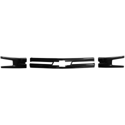 Ecoological - Ecoological Center Grille Bar Cover Gloss Black Silverado 1500 LT/LTZ G-EK01 - Image 2