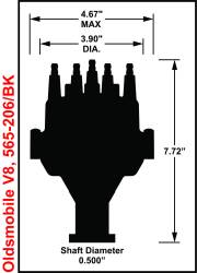 Holley EFI - Holley EFI 565-206BK Distributor - Image 9