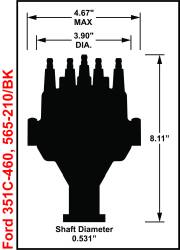 Holley EFI - Holley EFI 565-210 Ford Big Block Ford Distributor - Image 9