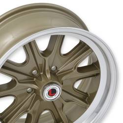 Legendary Wheels - Legendary Wheels LW90-7085F LW90 17X8 5x4.5 7mm Gold/Machined - Image 3