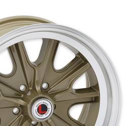 Legendary Wheels - Legendary Wheels LW90-7085F LW90 17X8 5x4.5 7mm Gold/Machined - Image 4