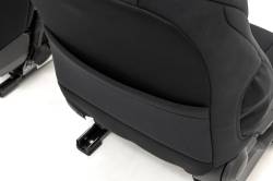 Rough Country Suspension Systems - Rough Country Front/Rear Seat Covers Black for 24-25 Toyota Tacoma Double 91062 - Image 4