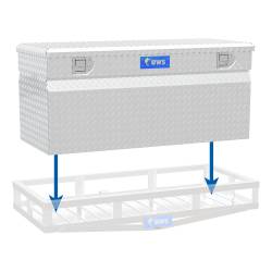 UWS - Bright Aluminum 48" Cargo Carrier Utility Chest Box LTL Shipping Only - Image 4