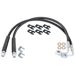 RockJock 4x4 - RockJock RJ-156400-101 Rear Brake Hose Kit for 20+ Jeep Gladiator JT - Image 1