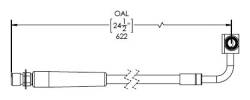 RockJock 4x4 - RockJock RJ-156400-101 Rear Brake Hose Kit for 20+ Jeep Gladiator JT - Image 2