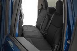Rough Country Suspension Systems - Rough Country 91066 Front/Rear Seat Covers Black for 22-26 Ford Maverick 2WD/4WD - Image 2