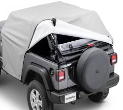 MasterTop - MasterTop 11121509 5 Layer Full Door Cab Cover Gray for 18-24 Wrangler JL 2DR - Image 2