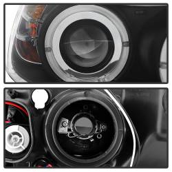 Spyder Auto - Spyder Auto 5009005 Black/Clear LED Halo Projector Headlights - Image 4