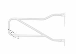 Steinjager - Steinjager Front Tubular Trail Doors-Cloud White for Wrangler JK J0042646 - Image 1