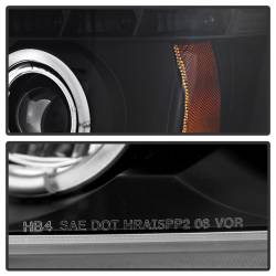 Spyder Auto - Spyder Auto 5011572 Black/Clear LED Halo Projector Headlights - Image 5