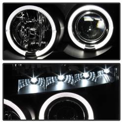 Spyder Auto - Spyder Auto 5011572 Black/Clear LED Halo Projector Headlights - Image 6