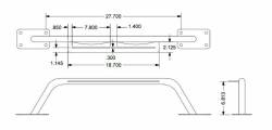 Steinjager - Steinjager Front Bumper Light Bar Bracket-Pinky for Wrangler JK J0045695 - Image 3
