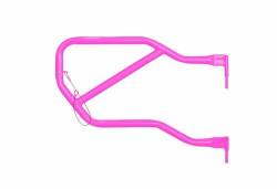 Steinjager - Steinjager Rear Tubular Trail Doors-Hot Pink for Wrangler JK 4DR J0046384 - Image 1