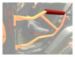 Steinjager - Steinjager Rear Tube Door Arm Rests-Red for Jeep Wrangler JK 4DR J0046099 - Image 2