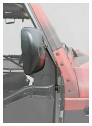 Steinjager - Steinjager Tube Door Side Mirror Kit-Gray Hammertone for Wrangler JK J0043789 - Image 2