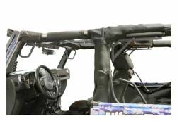 Steinjager - Steinjager Front/Rear Rigid Grab Handles-Gray Hammer for Jeep JK 2DR J0044769 - Image 1