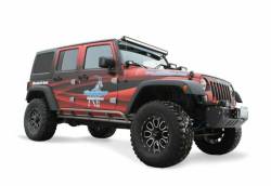 Steinjager - Steinjager Bare Knuckles Rock Sliders-Gray Hammer for Wrangler JK 4DR J0043932 - Image 2