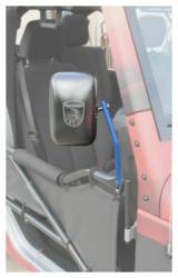 Steinjager - Steinjager Tube Door Side Mirror Kit-Playboy Blue for Wrangler JK J0043782 - Image 1
