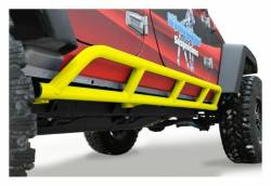 Steinjager - Steinjager Bare Knuckles Rock Sliders-Neon Yellow for Wrangler JK 4DR J0046388 - Image 1
