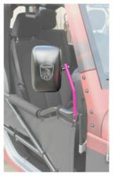 Steinjager - Steinjager Tube Door Side Mirror Kit-Hot Pink for Wrangler JK J0046529 - Image 1