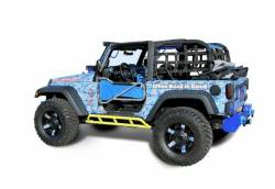 Steinjager - Steinjager Bare Knuckles Rock Sliders-Lemon Peel for Wrangler JK 2DR J0044825 - Image 2