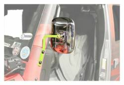 Steinjager - Steinjager A-Pillar Mount Side Mirror Kit-Gecko Green for Wrangler JK J0046734 - Image 1