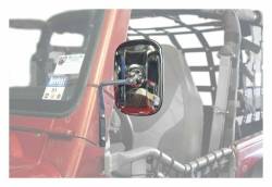 Steinjager - Steinjager A-Pillar Mount Side Mirror Kit-Gray Hammer for Wrangler TJ J0047292 - Image 1