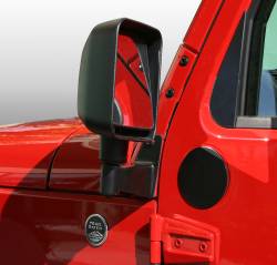 Rugged Ridge - Rugged Ridge 11025.05 Mirror Filler Plates Pair for 07-18 Jeep Wrangler JK - Image 1