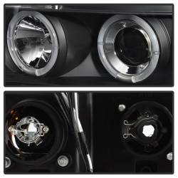 Spyder Auto - Spyder Auto 5012029 Blk/Clear LED Halo Proj. Headlights for 07-13 Sequoia/Tundra - Image 4