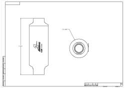 Aeromotive Fuel System - Aeromotive 12309 Marine Inlet Fuel Filter 100 Micron ORB-12 Black Size AN-12 - Image 1