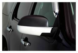 Auto Ventshade AVS - Auto VentShade 687664 Upper Half Mirror Covers Chrome for 00-02 GM Truck/SUVs - Image 3