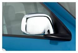 Auto Ventshade AVS - Auto VentShade 687664 Upper Half Mirror Covers Chrome for 00-02 GM Truck/SUVs - Image 4