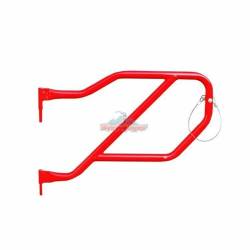Steinjager - Steinjager Rear Tubular Trail Doors Red Baron for Wrangler JL 4DR J0048326 - Image 1