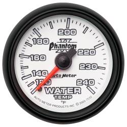 AutoMeter - AutoMeter 7532 Phantom II Mechanical Water Temp Gauge 120-240-DEG F/6' 2-1/16" - Image 1