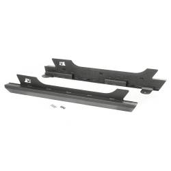 Rugged Ridge - Rugged Ridge XHD Steel Rock Sliders Black for Wrangler JK 2DR. 11504.17 - Image 1