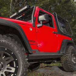 Rugged Ridge - Rugged Ridge XHD Steel Rock Sliders Black for Wrangler JK 2DR. 11504.17 - Image 6