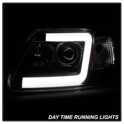 Spyder Auto - Spyder 5084538 Black Light Bar Projector Headlights for 97-03 F150/Expedition - Image 2