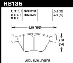 Hawk Performance - Hawk Performance Blue 9012 Motorsports Brake Pads HB135E.760 - Image 1