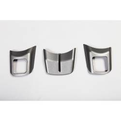Rugged Ridge - Rugged Ridge Steering Wheel Trim Kit-Charcoal 11157.12 - Image 1