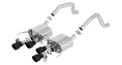 Borla - Borla 11903CB ATAK Axle-Back Exhaust Quad Center RR Exit for 15-19 Corvette 6.2L - Image 1