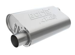 Borla - Borla 400823 ATAK CrateMuffler 2.5" In/2.5" Offset Out 4.35 x 9.10" Oval Chevy - Image 1