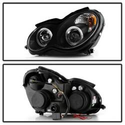 Spyder Auto - Spyder Auto 5011251 Black/Clear LED Halo Projector Headlights - Image 3