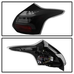 Spyder Auto - Spyder Auto 5085146 Black LED Light Bar Taillights for 12-14 Focus Hatch - Image 3