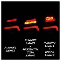 Spyder Auto - Spyder Auto 5085146 Black LED Light Bar Taillights for 12-14 Focus Hatch - Image 9