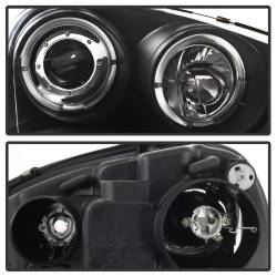 Spyder Auto - Spyder Auto 5012098 Black/Clear LED Halo Projector Headlights - Image 4