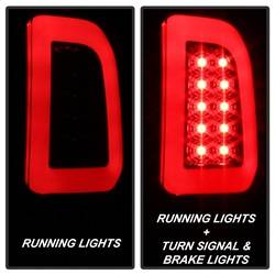 Spyder Auto - Spyder Auto 5084248 Black LED Light Bar Taillights for 97-07 F150/Super Duty - Image 1