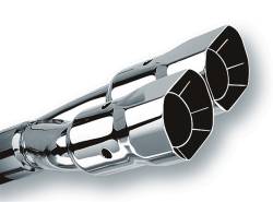 Borla - Borla Exhaust 20233 Univ 14" Long Tip 2.5" In x 2.88" x 3.38" Dual Square Out - Image 1